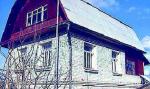 Рощино: 3-ур.сад. дом 6х9 м, брус/кирп., ж/б перекр., гараж, комн., кухня, вер., манс., колодец, печь