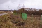 Участок ИЖС, дер. Хлопово, 28 км от МКАД (Апрелевка), асфальт до участка, огорожен.