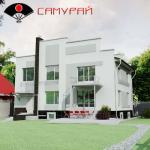 Авторский коттедж "САМУРАЙ" в черте г. Екатеринбурга. Под внутреннюю
