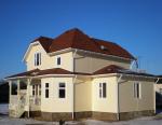 Продаю новый 2-х эт дом 214м2, брусовой,утепленный,под сайдингом,ПМЖ