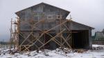 Саблино. Новостроящийся дом и баня.