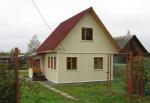 Садовый дом с зем.уч-ком 6 сот.в хор. сад-ве.ГП2007. Сад, центр.вод-вод, эл-во. бл. п.Щеглово.Собственность,14 км. от СПб.