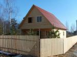 Продается дача. 95км от МКАД. 2-х этажный, брусовой дом, 15 соток земли, свет, вода.