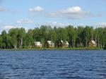 усадьба на острове на озере Велье