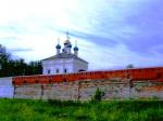 Участок 12 соток чернозема с фундаментом, рядом монастырь, пруд, лес.